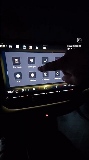 VW ID.4 Ambient Lighting - How to Change the colors!