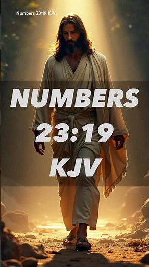 God Is Not a Man That He Should Lie | Numbers 23:19 (KJV)