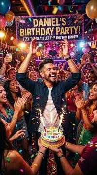Happy Birthday Daniel Song | Personalized AI Birthday Track & Lyrics #happybirthday #birthdaysong