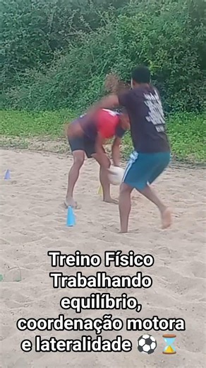 Treino Físico Trabalhando equilíbrio, coordenação motora e lateralidade ⚽⌛ #campoalegre #treino