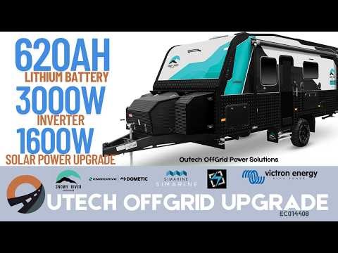 From Factory To Outech. Why? Snowy River Caravan - A Real Power Upgrade For Serious Off Grid Camping