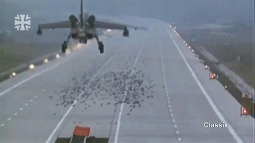 Alpha Jet, F-16 and A-10s landing on public roads on the Exercise "Highway 88" over West Germany 📹 Bundeswehr Archive