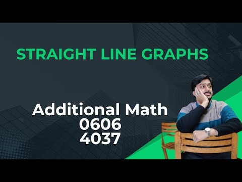 Straight line graphs | coordinate geometry | Additional math