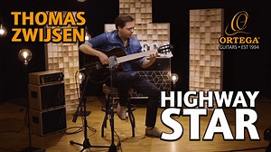 24 reactions | "Highway Star" by the English band Deep Purple from their 1972 album Machine Head is one of the absolute all-time classics in Rock history. Nylon Maiden legend Thomas Zwijsen has covered all the fast riffs and solos in this accomplished fingerstyle version. More info about the guitar: https://ortegaguitars.com/sku/rce2019-25th More about info about Thomas and sheet music: https://www.thomaszwijsen.com/ | Ortega Guitars | Facebook