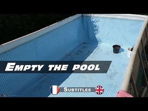 Draining my Intex Ultra Frame pool
