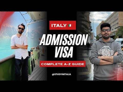 Admission to Visa Full Process Explained for Italy 2026🇮🇹 Study in Italy A–Z Complete Guide