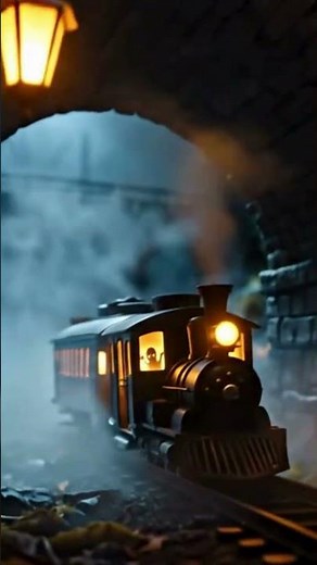 Ghost Train Ride Into the Haunted Night 🚂👻🌙