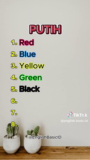 Challenge Bahasa Inggris Hari Ini |17| Belajar English Dasar #kosakataenglish #belajaringgris #englishvocabulary #englishforbeginners #englishshorts #englishbasicid