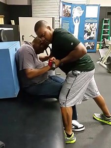 1K views · 66 reactions | Ron, C6 SCI, strengthening chest shoulders and triceps pushing Tony. Former NFL player working hard! | NextStep Atlanta Paralysis Recovery | Facebook