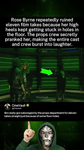 The Prop Crew Pranked Rose Byrne | X-Men: Apocalypse (2016)