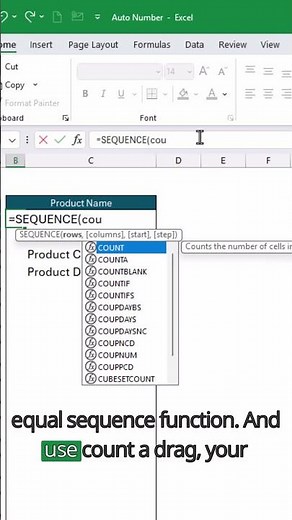 How to Auto Number in Excel (Fast & Easy!) #shorts #excel #AnalyticsGateway