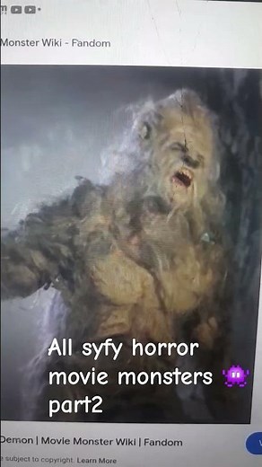 all syfy horror movie 🎦 👾 monsters and crytids part2 enjoy