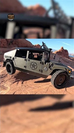 Airless Tire Humvee Rock Crawling In Utah!
