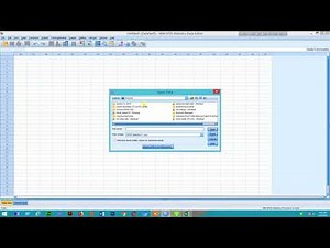 How to open an existing spss file