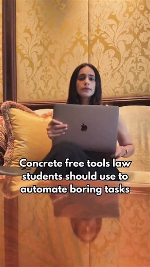YourFashionLawGuide on Instagram: "If you’re still doing everything manually in law school… these free tools will change your life. [law student tools, free tools for law students, legal research tools, citation tools for lawyers, automate legal work, law school productivity, law study hacks, legal writing tools, best tools for law students, law school automation apps, workflow automation for law students, pdf tools for law students, student research tools, legal tech essentials, law student mus