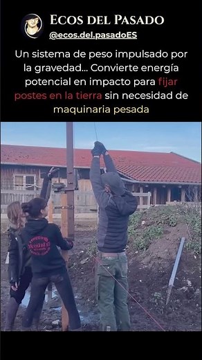 Soluciones ingeniosas: El práctico sistema para fijar postes en la tierra