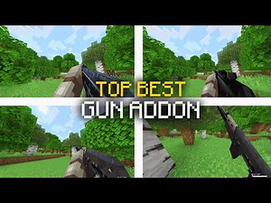 Best MCPE Gun Add-on/Mods [ 3D Guns, Scopes ] (1.19+) - 2022