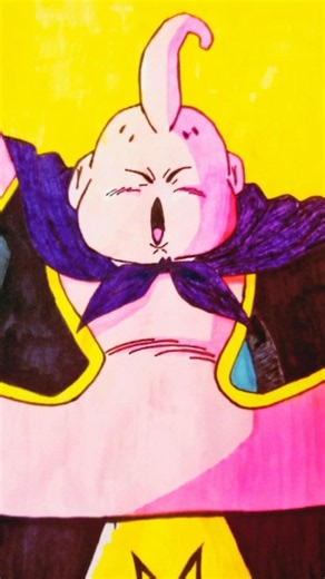 Drawing of majin buu#art#drawing#anime#animedrawing#dbs#majinbuu