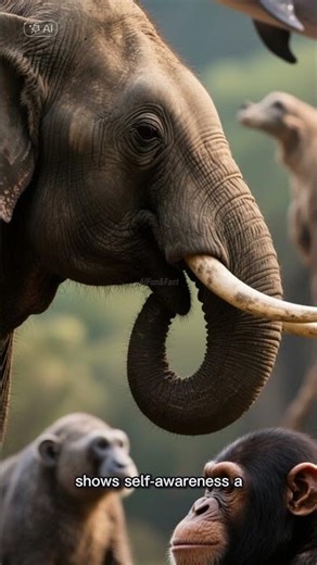 The Elephant Who Recognized Herself in a Mirror 🪞 | Amazing Animal Facts