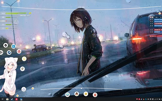 SAO Utils 和 Wallpaper Engine 两款软件联用，简单使用演示，桌面，就是要与众不同！