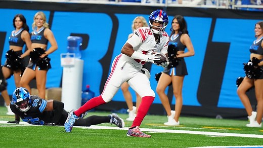 Must-see play: Jameis Winston catches 33-yard TD pass from Gunner Olszewski | Giants vs. Lions Highlights