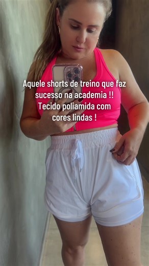 Shorts tecido poliamida super confortável e perfeito para treinos na academia, parques e passeios , diversas opções de cores !! #Shortsfeminino#Shorts #Shortstreino #RoupaDeTreino#Promo