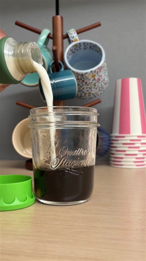 Iced Almond Milk Latte #coffee #almondmilk #latte #icedlatte #icedcoffee