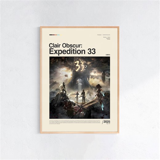 Clair Obscur: Expedition 33 Game Poster, Video Game Print - Etsy Canada
