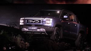 China's BYD launches hybrid pickup in Mexico