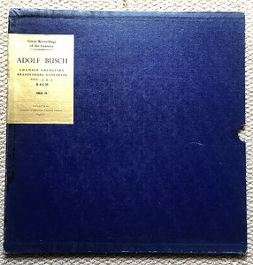 Bach - Adolf Busch Chamber Orchestra, Adolf Busch - Brandenburg Concertos Nos. 3, 4 & 5