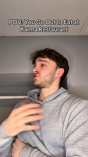 there’s no menu and you only get what you deserve 😈 #fyp #karma #karmarestaurant #skit #pov