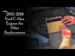 Breath again! Changing out the 2012-2018 Ford C-Max Engine Air Filter hybrid 2016 2.0L Engine 4cyl