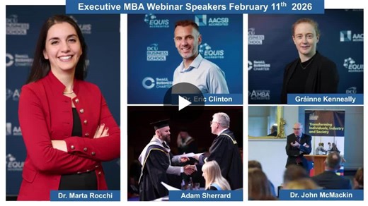 #top1 #tripleaccreditation #executiveleadership #sustainability #strategy #finance #innovation #enterprise #integratedlearningapproaches #personalgrowth #careerprogression | DCU Executive MBA