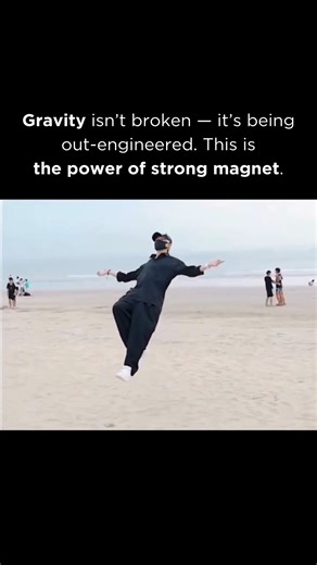 Business I AI I Wealth on Instagram: "🧲🚀 What if gravity wasn’t a limit… just a variable? This isn’t sci-fi. It’s physics. A powerful electromagnet creates a non-uniform magnetic field so strong that it can push back against gravity itself. Here’s the wild part: the human body is mostly water — and water is diamagnetic. In an intense magnetic field, your tissues generate tiny opposing forces that repel the strongest part of the field. When that force equals gravity… levitation happens. 🧠✨ No 