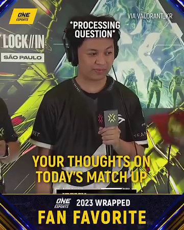 233K views · 10K reactions | We will never forget this iconic interview  #Valorant | ONE Esports | Facebook