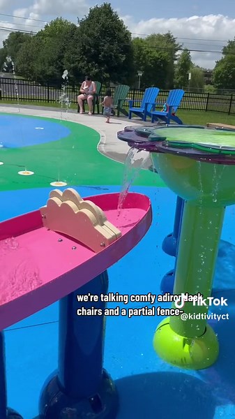 The brand new Nevers Park Splash Pad in South Windsor CT is a huge hit with the kids! Park by the playground and walk down the short path to tons of fun! Open 7 days per week all summer long. #southwindsorct #ctsplashpad #splashpad #ctvisit #ctkids #ctfamily #ctparents #ctsummer #connecticut