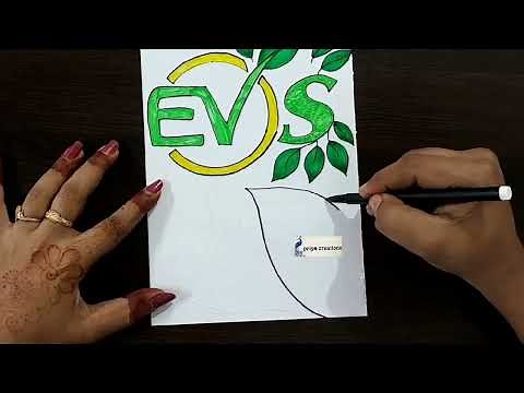 evs front page design for school project|How To Decorate Environment Project Front Page|EVS project