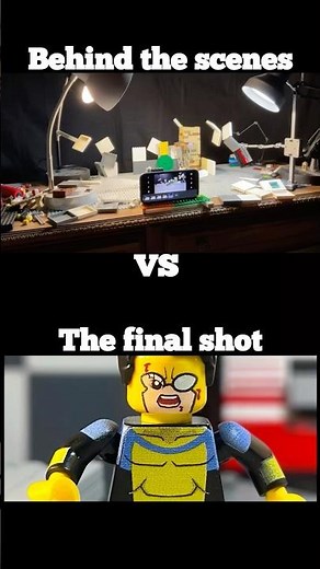 I ANIMATED a practical explosion #lego #invincible #animation #behindthescenes