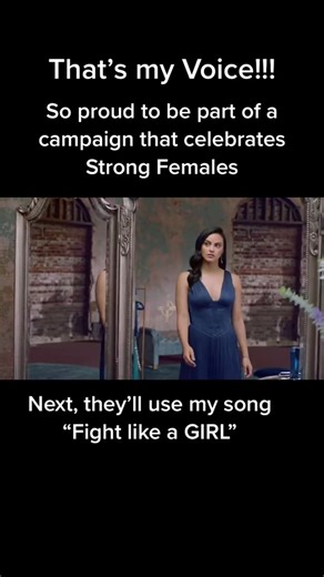 THAT’S MY VOICE! @secret deodorant #commercials #commercial @Camila Mendes #strongwomen #femaleempowerment #secret #women #womenempowerment
