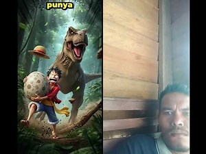 luffy temukan telur dinosaurus #anime #sakura #naruto