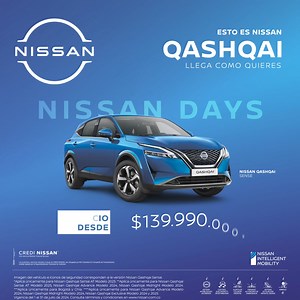 Súmate al futuro de la aventura con Nissan Qashqai. ¿Estás listo para elevar tus viajes al siguiente nivel? ¡Cotiza ahora y prepárate para destacar en carretera! Esto es Nissan. | Nissan Colombia