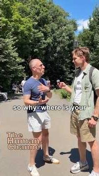A controversial debate on our origins #streetinterview #evolution
