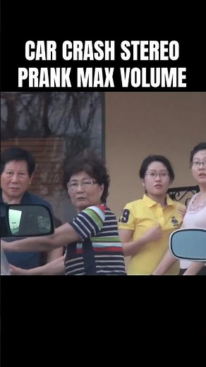 Car crash stereo prank max volume #prank #scary #trending #pranks