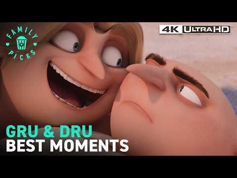 Gru and Dru's Best Brother Moments | Despicable Me 3