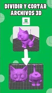 Cómo dividir modelos 3D con conectores en Bambu Studio 💡🧩 #3dprinting