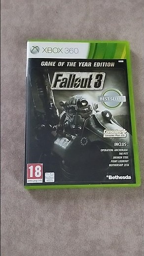 Unboxing Fallout 3 Game of the Year Édition #unboxing #fallout3 #xbox360 #bethesdagames #passiongame
