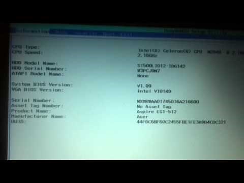 Acer Aspire ES1-512 mouse touch pad Not Working FIX!!!