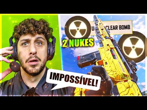 REAGINDO ao DOUBLE NUKE BIZARRO do LUCASZIN no COD MOBILE!