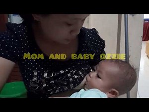 Mom and baby breastfeeding vlog #momandbaby #breastfeeding