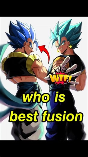 Gogeta vs Vegito – Who Is the Best Fusion of Goku and Vegeta? 🔥 #shortfeed #dbz #gogita #vegita